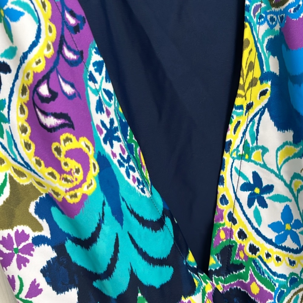 NWT! Into the Bleu tankini top. Tie back detail. 12 - Picture 2 of 10